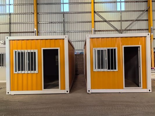 セキュリティ ドア オーダーメイド カラーと屋根の防水 屋外 モジュール型コンテナハウス