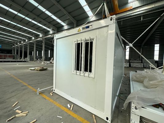 現代のスタイルのプリファブ折りたたむコンテナハウスと70%の建設時間の節約