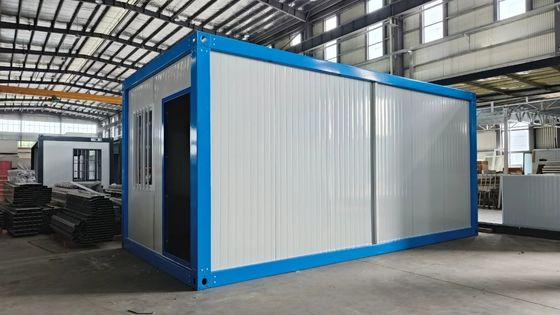 ホームオフィス用の小型脱離可能なコンテナハウスで使用されるサンドイッチパネルとセキュリティドア