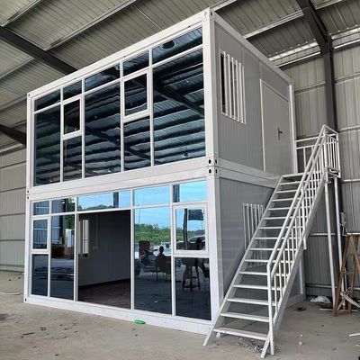 3 ベッドルーム 環境に優しいモジュール式プリファブ 引換可能なコンテナハウス カーポートと呼吸可能なデザイン