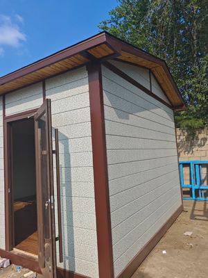 20FT/40FT プリファブハウス ドームハウス プリファブ 鋼鉄 セキュリティ ドア 低炭素 パーソナライズ デザイン