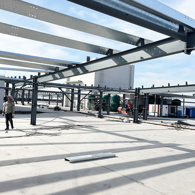 工業工場 金属倉庫 建築 鋼鉄構造のためのプロエンジニアによって設計 プリファブリック倉庫