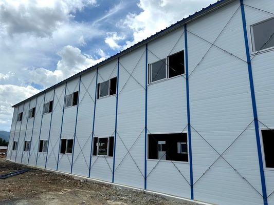 カーポートのための製造された南西部デザインスタイルプリファブコテージハウス