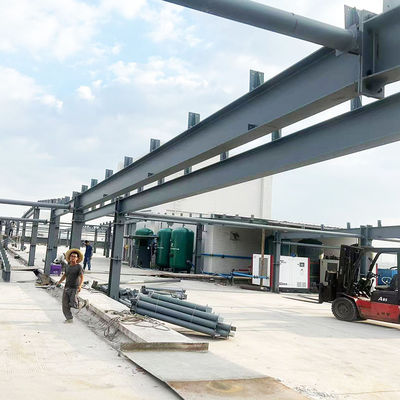 カスタマイズされたサイズ 鉄製倉庫の建物を迅速に建設する 利点 迅速に設置する