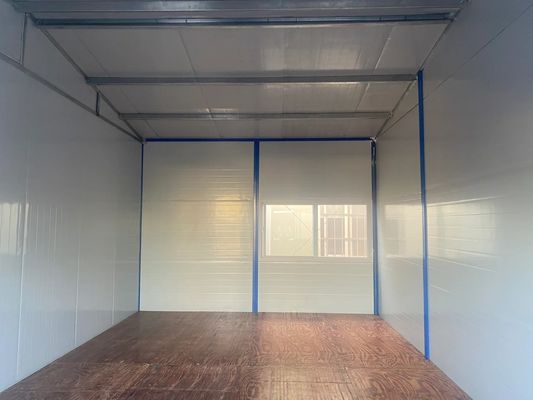 簡単に設置 2 階建てのプリファブハウス 木製床の緑地ハウス キプロスのプリファブガラスハウス