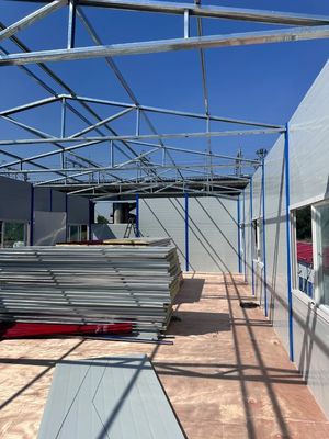 アルミ窓 工房用 プリファブリックドームハウス 倉庫 建設 オフィス・モダンデザイン 3 ベッドルームの配置