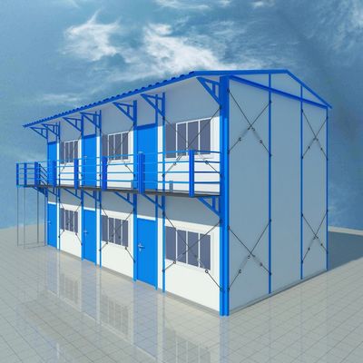 ワークショップや倉庫の建設のためのカスタマイズ可能なプリファブリックマンションハウス