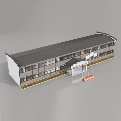 ワークショップ 倉庫 建設 事務所 鉄製 プリファブリックハウス 50/75/100mm 波サンドイッチパネル 壁
