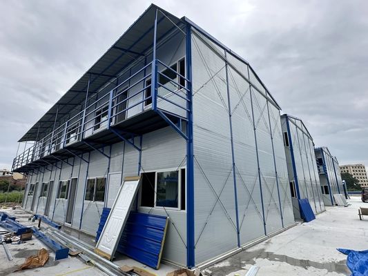20FT/40FT カスタマイズされたモジュール型住宅 安全で環境に優しい生活のためのプリファブリックハウス