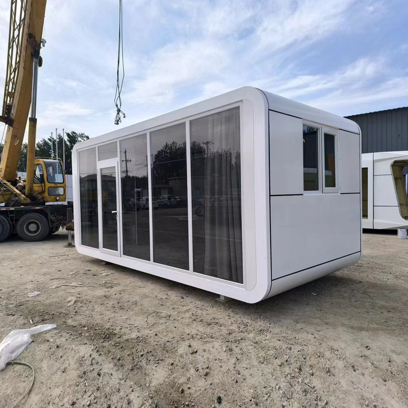 ダブル・インソレーション 直流供給 現代の豪華宇宙カプセルハウス 顧客向けプリファブモジュールハウス