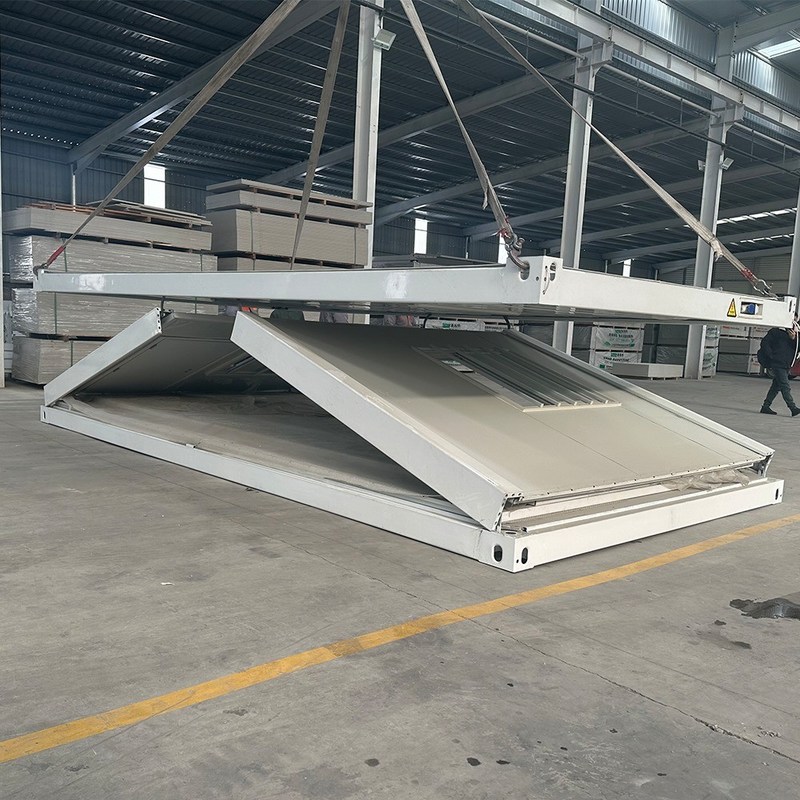 ポータブル 輸送 プリファブリック 折りたたむ 移動型 モジュール型 ミニハウス シンプルな設置と輸送のための現代的なデザインスタイル