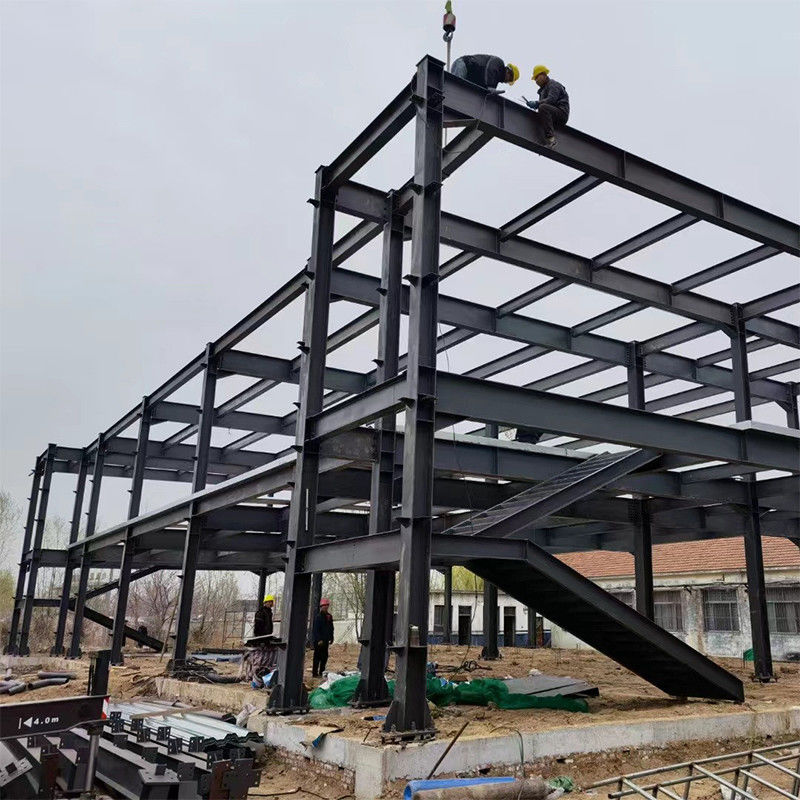 工業工場 金属倉庫 建築 鋼鉄構造のためのプロエンジニアによって設計 プリファブリック倉庫