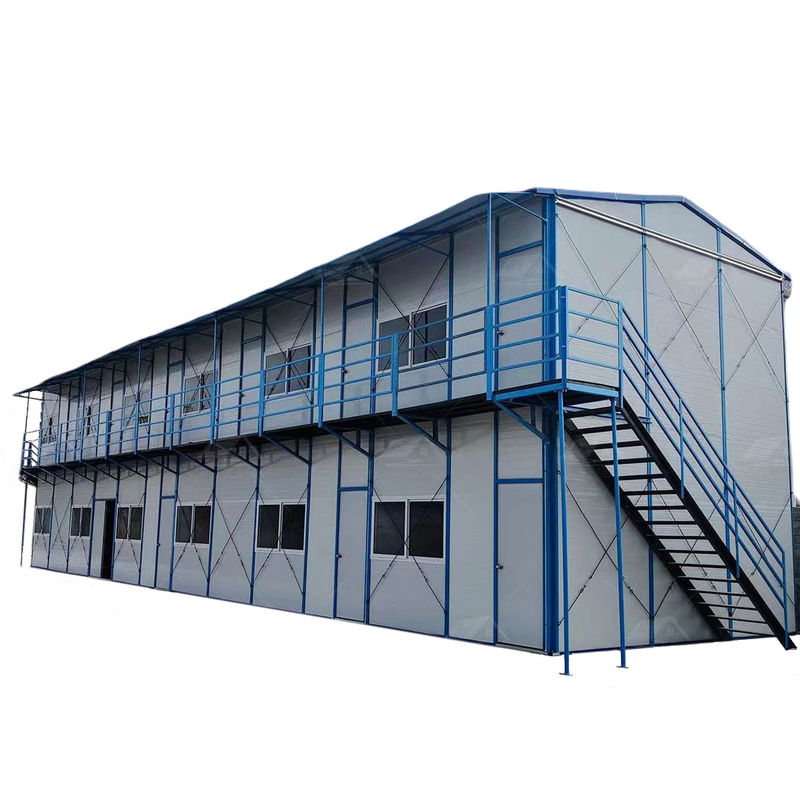 20FT/40FT オーダーメイド ワークショップ 倉庫 建設 オフィス 用 プリファブリック サンドウィッチ パネル ハウス